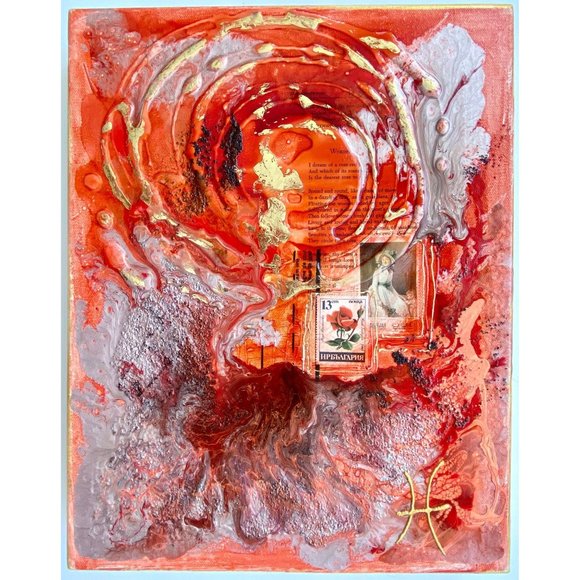 Mother’s Day 1968 - Original Art Mixed Media Collage Artwork by Tristina Dietz E - Picture 2 of 9